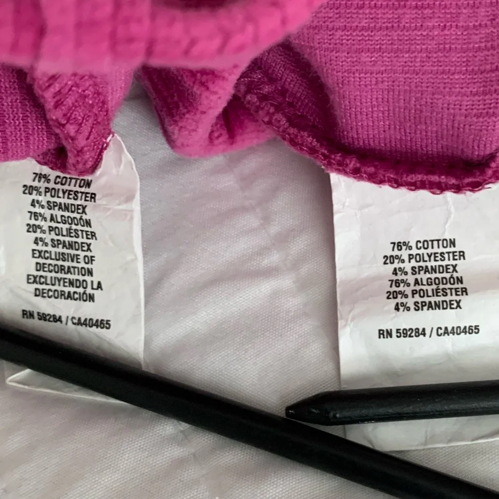 Vintage Children's Place Velour Set Girls 24M Pink Top Pants Ribbed Ruffle Y2K